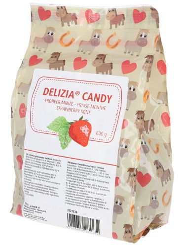 Zirgu kārums Candy ābols/kanēlis 600g Delizia