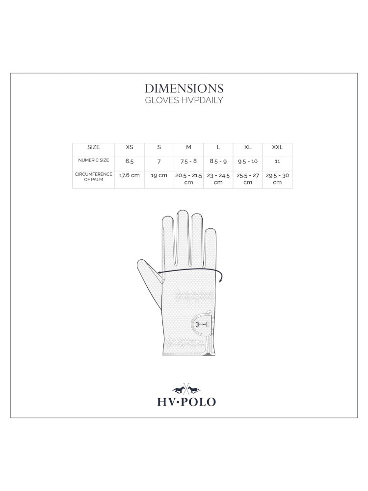 Jāšanas cimdi Daily HV Polo
