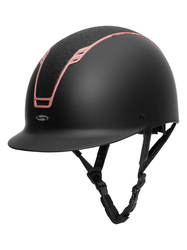 Jāšanas ķivere H22 Shine Swing Rosegold