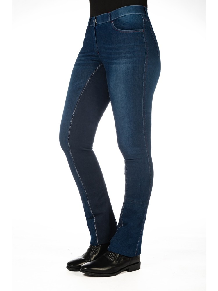 Jātnieku bikses Jodhpur Summer Denim HKM
