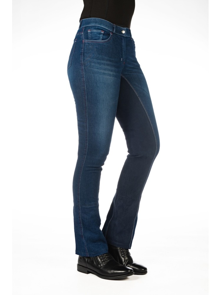 Jātnieku bikses Jodhpur Summer Denim HKM