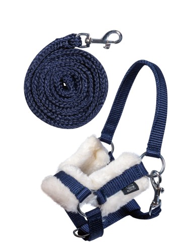 Apaušu un pavadas komplekts Teddy Hobby Horsing HKM