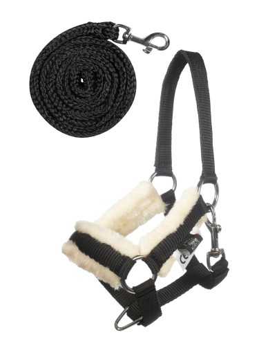 Apaušu un pavadas komplekts Teddy Hobby Horsing HKM