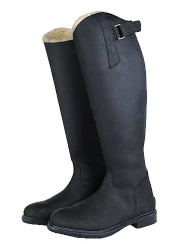 Silti jātnieku zābaki Flex Country Kids HKM
