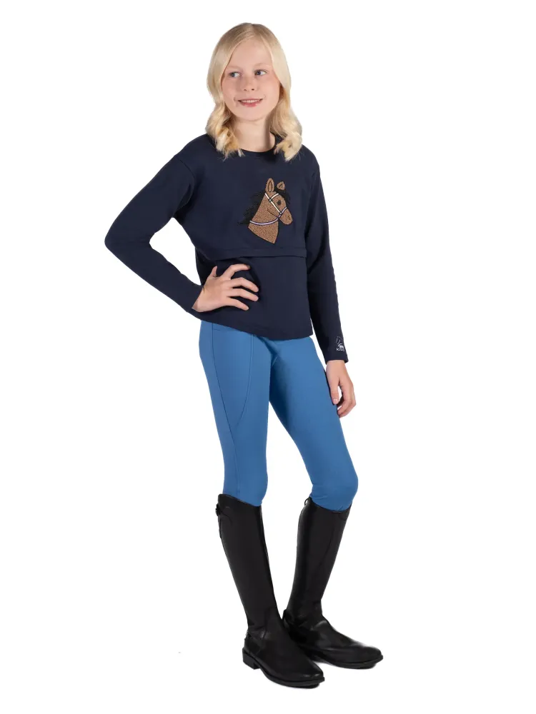 Jāšanas legingi Mia Kids HKM