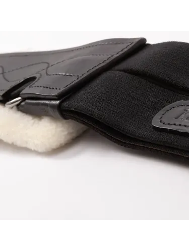 Seglu josta ar kažokādu Oiled Leather Casper Elastic Kavalkade