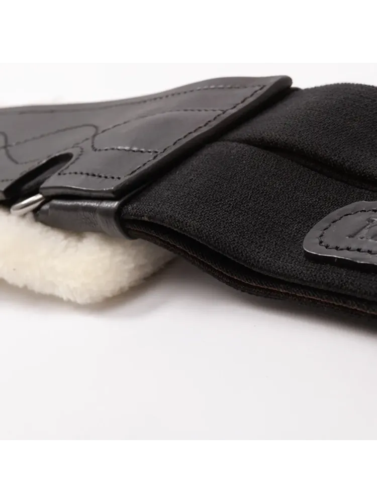 Seglu josta ar kažokādu Oiled Leather Casper Elastic Kavalkade