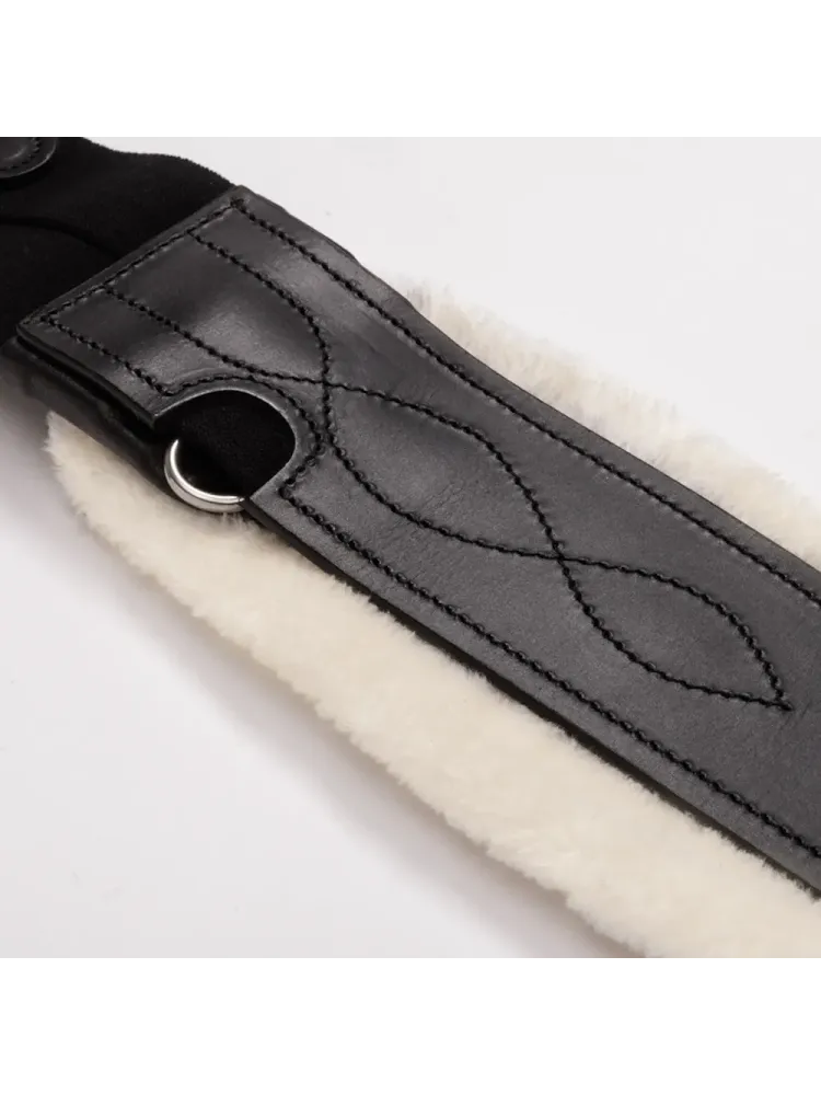 Seglu josta ar kažokādu Oiled Leather Casper Elastic Kavalkade