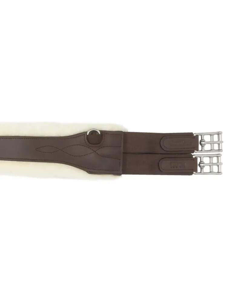 Seglu josta ar mākslīgo kažokādu Oiled Leather Comfort Elastic Kavalka