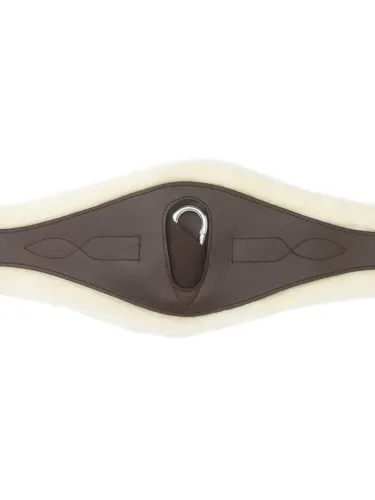 Seglu josta ar mākslīgo kažokādu Oiled Leather Comfort Elastic Kavalka