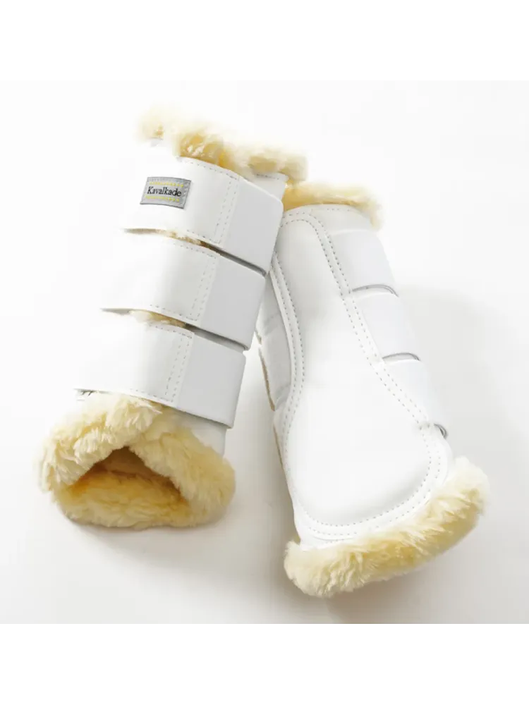 Treniņu kāju aizsargi zirgiem Show Faux Fur Kavalkade