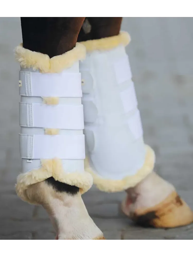 Treniņu kāju aizsargi zirgiem Show Faux Fur Kavalkade
