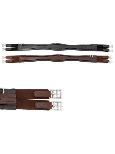 Seglu josta Oiled Leather Classic Elastic Kavalkade