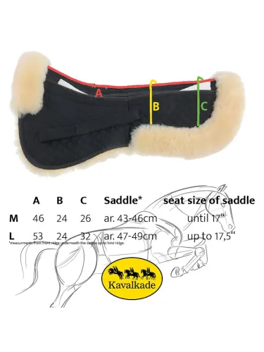 Aitādas seglu paliktnis Trim Kavalkade