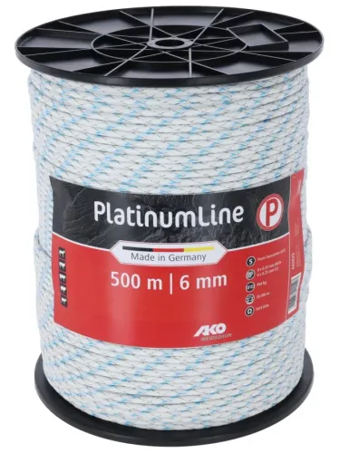 Elektrikarjuse taraköis AKO PlatinumLine köis 6mm/500m